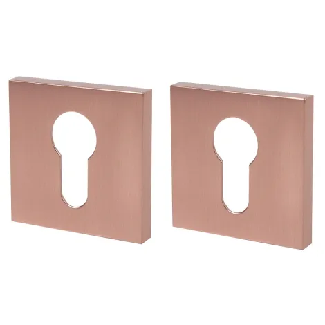 Накладка под цилиндр на квадратном основании Armadillo ET USS AC-9 медь