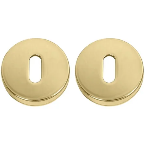 Накладка под ключ Буратино на круглом основании Colombo CD 1043 матовое золото