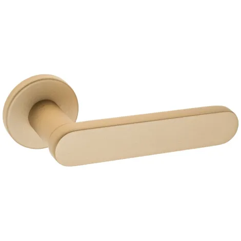 Дверная ручка на круглом основании Fratelli Cattini \"PIPPA\" 7.7-KD золото крайола