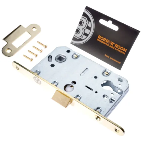 Защелка пластиковая Border под ET золото глянец