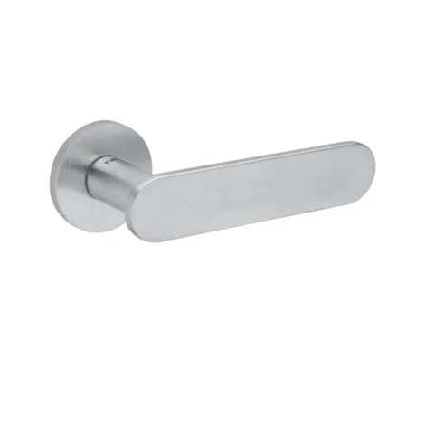 Дверная ручка Tupai на круглом основании 4158 R 5S-96 хром шлифованный