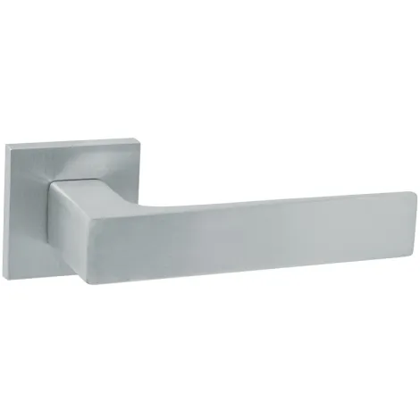 Дверная ручка на квадратном основании Fuaro K.RL52.REDLINE (RED LINE RL) SSC-16 сатинированный хром