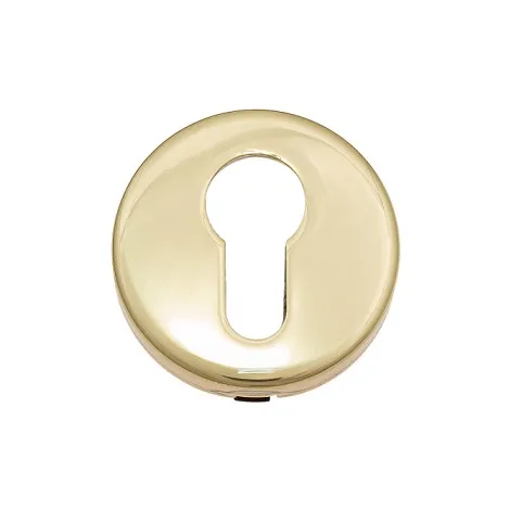 Накладка под цилиндр на круглом основании Fratelli Cattini CYL 7.7-OLV полированная латунь 2 шт.