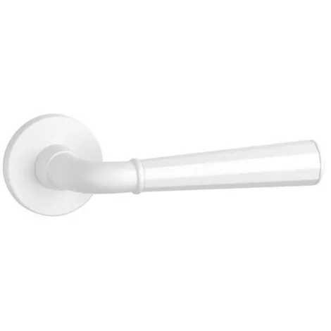 Дверная ручка на круглом основании APRILE MARIGOLD R WH белый
