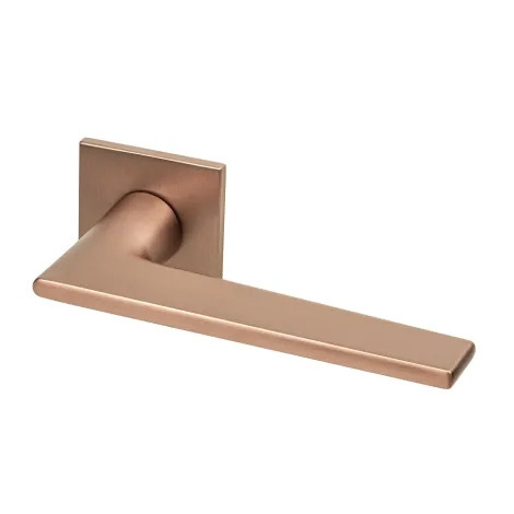 Дверная ручка на квадратном основании Armadillo K.YM.TRUFFLE AC-9 медь