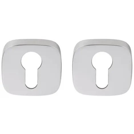 Накладка под цилиндр на квадратном основании Colombo MR 13 матовый хром