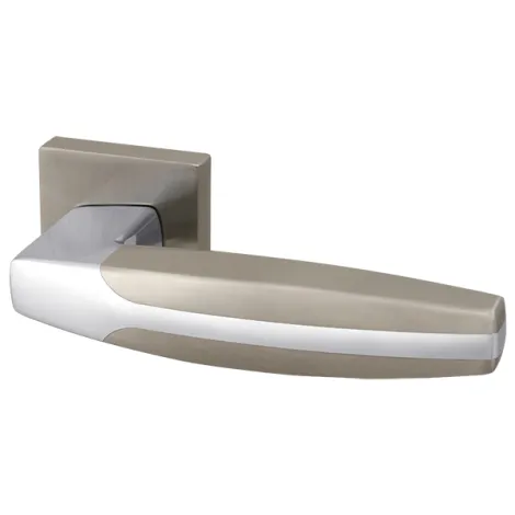 Дверная ручка на квадратном основании Armadillo K.USQ52.ARC (ARC USQ2) SN/CP-3 матовый никель/хром