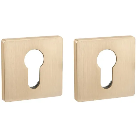 Накладка на квадрантом основании Fuaro под цилиндр ET.K.SL52 (ET SL) SSG-39 сатинированное золото