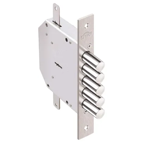 Замок врезной сувальдный Elbor Гранит 1.06.02 с тягами, 5 кл. (длинный ключ) /00449/