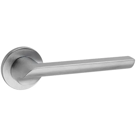 Дверная ручка на круглом основании Fratelli Cattini \"WOO\" 7FS-CS матовый хром