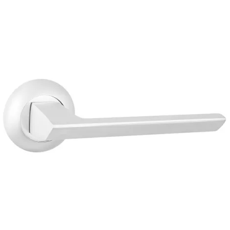 Дверная ручка на круглом основании Punto R.TL54.BLADE (BLADE TL) WH-19 белый