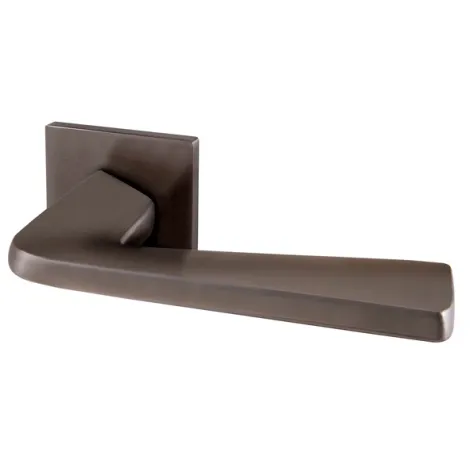 Дверная ручка на квадратном основании Armadillo TORSO USS BPVD-77 Вороненый никель