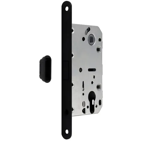 Замок магнитный под цилиндр Magn lock 50x85 MB черный