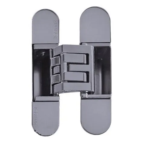 Петля скрытая универсальная асимметричная KUBICA HYBRID 6360 38 CL полированный хром (60 kg)