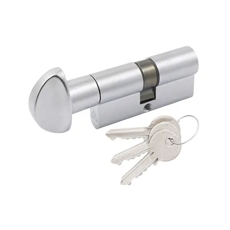 Цилиндровый механизм с вертушкой Cortelezzi 117F 30x30 матовый хром