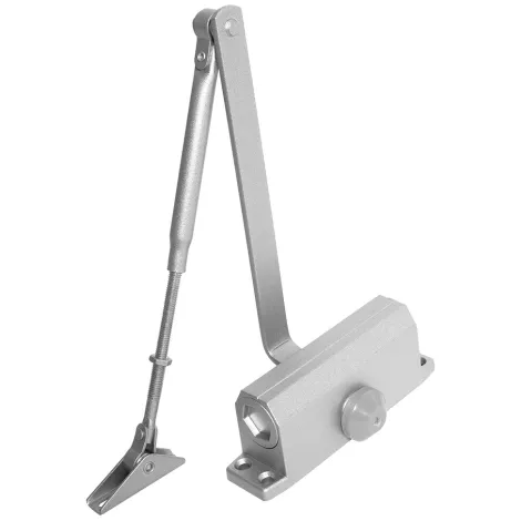 Доводчик Ajax дверной DCTR15-60 hold open AL алюминий