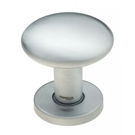 Ручка дверная кноб поворотная Fratelli Cattini \"BRESCIA\" P34 Ø62 CS матовый хром 1шт.