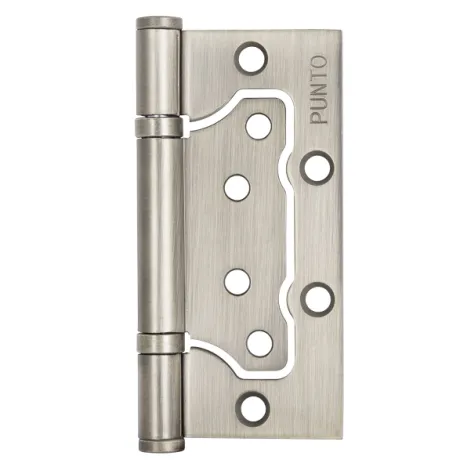 Петля универсальная без врезки Punto IN4200W PN (200-2B 100x2,5) матовый никель