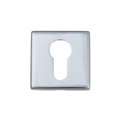 Накладка под цилиндр на квадратном основании Fratelli Cattini CYL 8FS-CR полированный хром 2 шт.