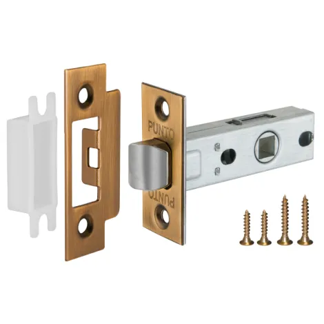 Защелка врезная Punto METL45-8 ( L45-8) CF кофе