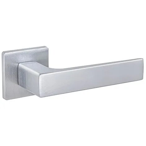 Дверная ручка на квадратном основании Fuaro K.SL52.REDLINE (RED LINE SL) SSC-16 сатинированный хром