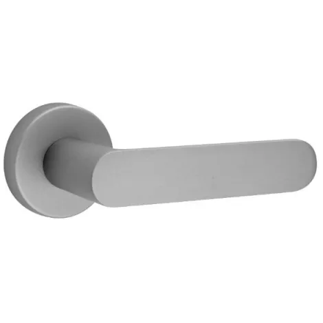 Дверная ручка на круглом основании Fimet Shape 1320/232 F54 матовый никель