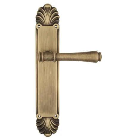 Дверная ручка Venezia \"CALLISTO\" на планке PL87 матовая бронза