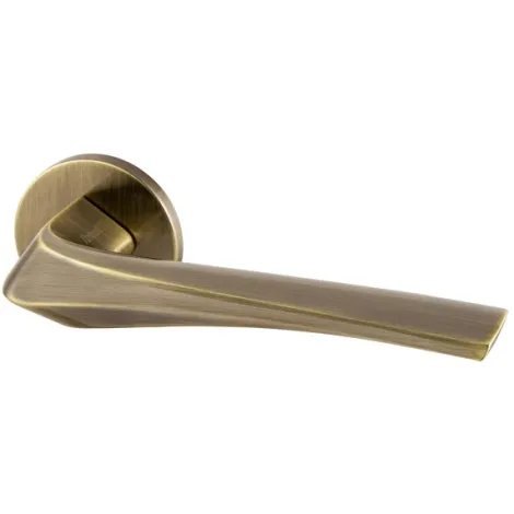 Дверная ручка на круглом основании Armadillo FLAME URS AB-7 Бронза