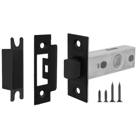 Защелка врезная Fuaro PLASTIC P12-45-25 BL черный