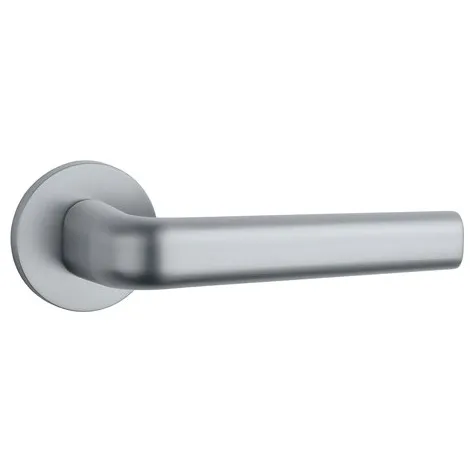 Дверная ручка на круглом основании APRILE INULA R 7S MSC матовый хром