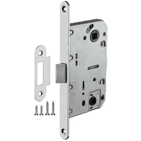 Защелка врезная Ajax PLASTLP96WC-50 SSC сатинированный хром