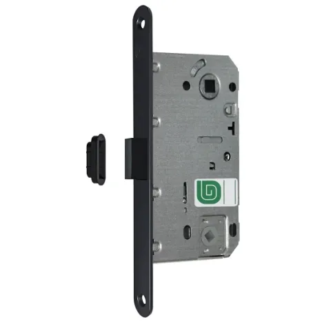 Защелка межкомнатная Guardian магнитная Soft 1М BL, черный матовый /128:5964/