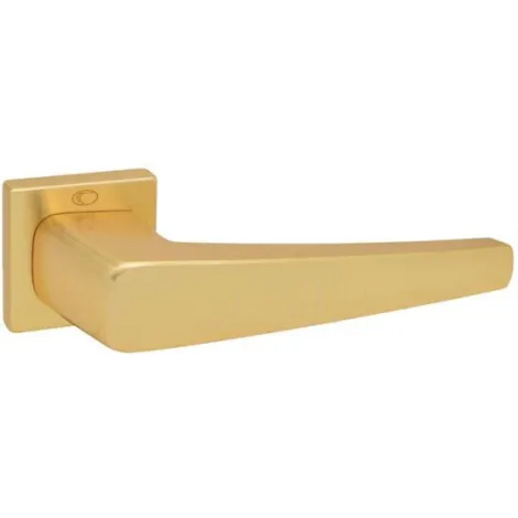 Дверная ручка на квадратном основании CONVEX (Греция) 2045-матовая латунь