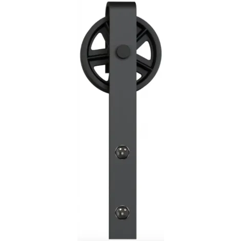 Комплект роликов для раздвижных дверей амбарного типа Лофт А-1 черный муар