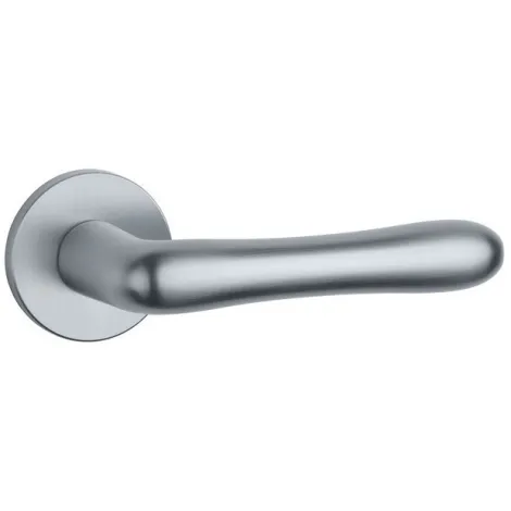 Дверная ручка на круглом основании APRILE CYNIA R 7S MSC матовый хром