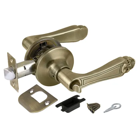 Ручка защелка Punto 6037 AB-B (фик.) бронза