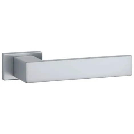 Дверная ручка на прямоугольном основании APRILE PINA RT 7S SC матовый хром