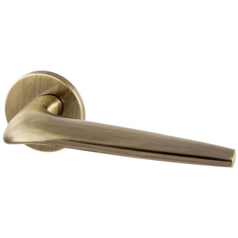 Дверная ручка на круглом основании Armadillo TWIN URS AB-7 Бронза