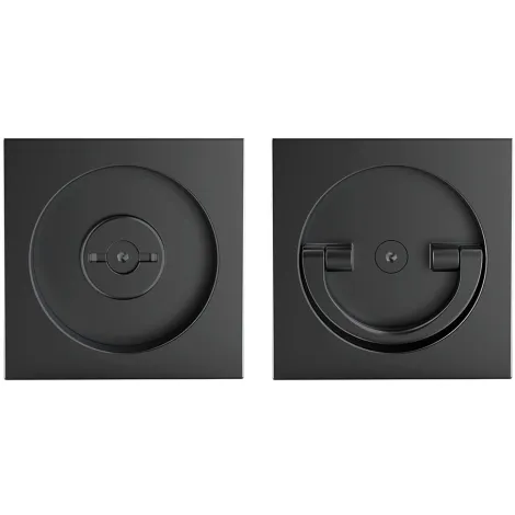 Ручка поворотная Armadillo для раздвижных дверей SH.QUADRO55.BK8 BL-26 черный