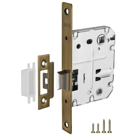 Защелка врезная Punto METL72-50 ( L72-50) ABG зеленая бронза