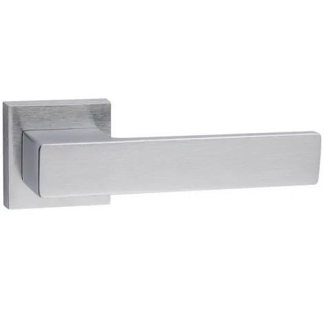 Дверная ручка на квадратном основании Elle 132С/201 F05 матовый хром