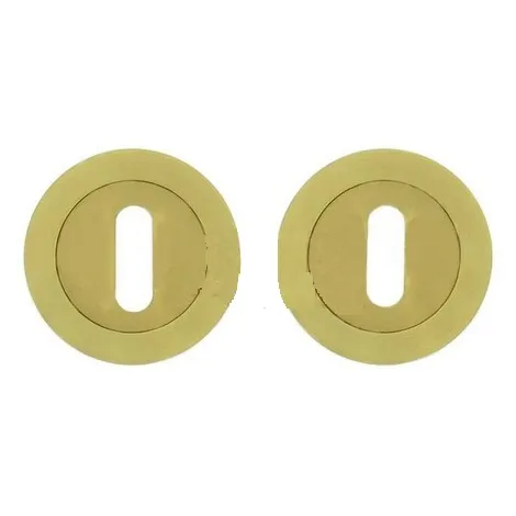 Накладка под ключ Буратино на круглом основании Frascio KEY 50 латунь матовая