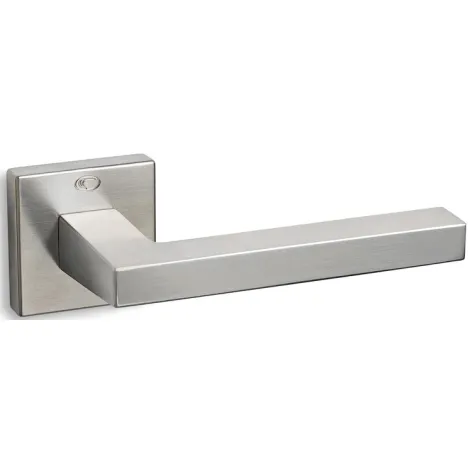 Дверная ручка на раздельном основании CONVEX (Греция) 865-матовый никель