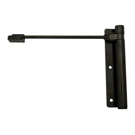 Доводчик дверной пружинный до 60кг Fratelli Cattini 114D (170x39мм) NM матовый черный