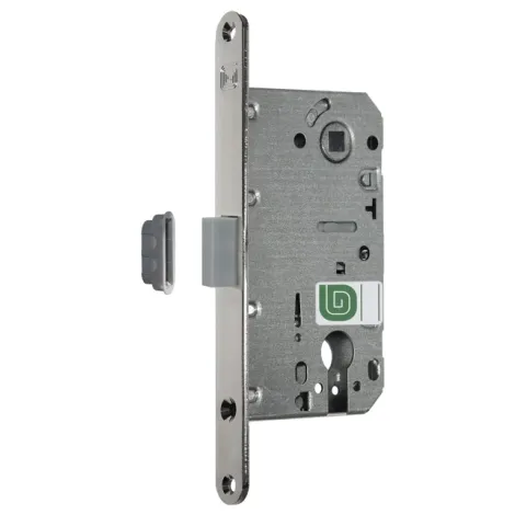 Замок межкомнатный Guardian магнитный под цилиндр Soft 11М S, сатин /128:5611/