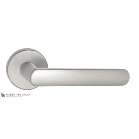 Дверная ручка на круглом основании Fratelli Cattini \"NEVADA\" 7-CS матовый хром