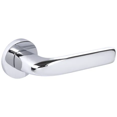 Дверная ручка на круглом основании Fuaro R.RLR52.PRIDE CP-8 хром