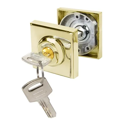 Ручка поворотная с фиксацией ключом Ajax BK6.FIX.JK GP-5 золото