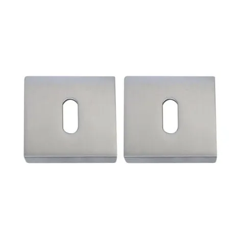 Накладка под ключ Буратино на квадратном основании Colombo ММ 13 ВВ матовый хром