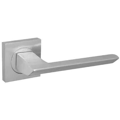 Дверная ручка на квадратном основании Fuaro K.KM52.SAMPLE (SAMPLE KM) SSC-16 сатинированный хром